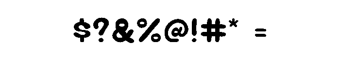 Caramel Soda Solid Font OTHER CHARS
