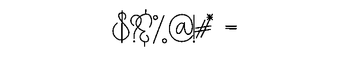 Caramela Choocolates Font OTHER CHARS