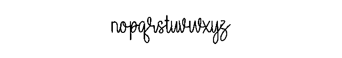 Caramela Choocolates Font LOWERCASE
