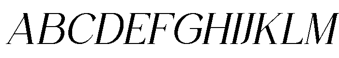 Caramile Italic Font UPPERCASE