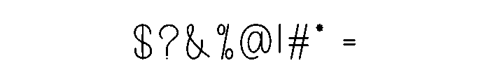 Card Birthday Font OTHER CHARS
