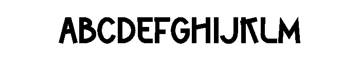 Card Digital Font UPPERCASE