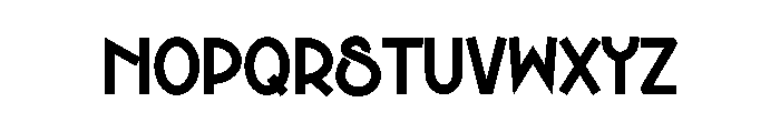 Card Digital Font UPPERCASE
