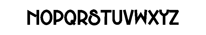 Card Digital Font LOWERCASE