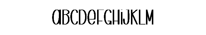 Card Newyear Font UPPERCASE