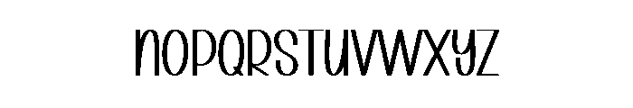 Card Newyear Font LOWERCASE
