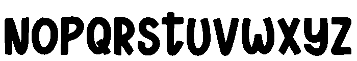 Cardboard Castle Regular Font LOWERCASE