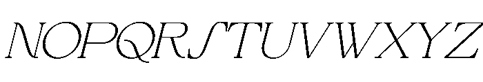 Cardelo Italic Font UPPERCASE