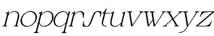 Cardelo Italic Font LOWERCASE
