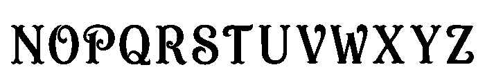 Cardinal Regular Font LOWERCASE