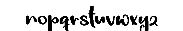 Careful Holiday Font LOWERCASE