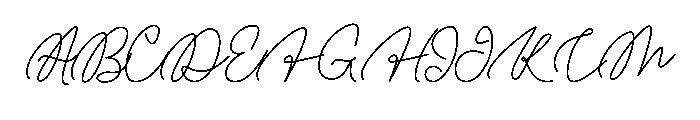 Carents Modeling Font UPPERCASE