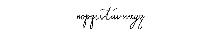 Carents Modeling Font LOWERCASE