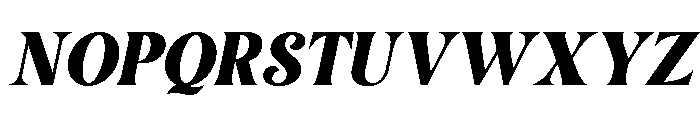 Caribel Italic Font UPPERCASE