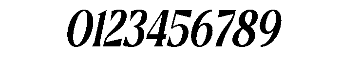 Cariles Italic Serif Font OTHER CHARS