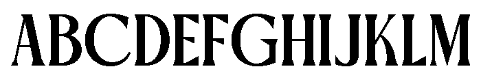 Cariles Serif Font UPPERCASE