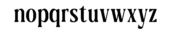 Cariles Serif Font LOWERCASE