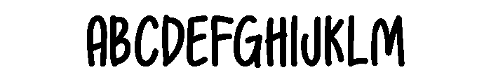 Caring Father Font UPPERCASE
