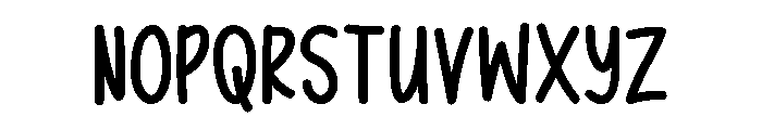 Caring Father Font LOWERCASE
