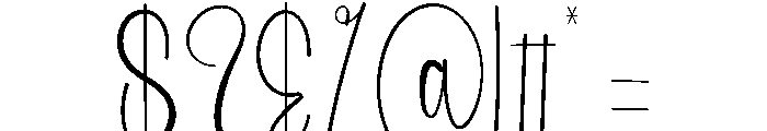 Carligton Font OTHER CHARS