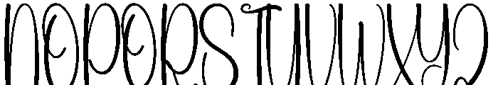 Carligton Font UPPERCASE