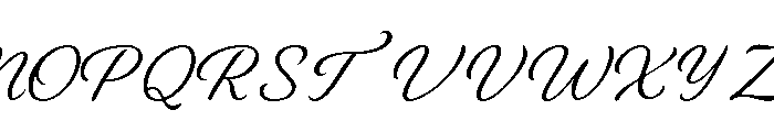 Carmeline Regular Font UPPERCASE