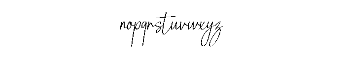 Carmeline Font LOWERCASE