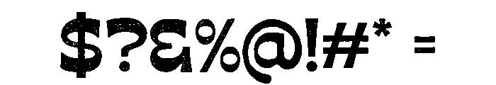 CarmesiCorte-Letterpress Font OTHER CHARS