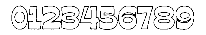 CarmesiCorte-Outline Rough Font OTHER CHARS