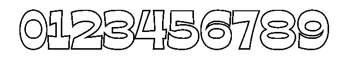CarmesiCorte-Outline Font OTHER CHARS