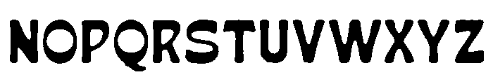 CarmesiCorte-Rough Font LOWERCASE