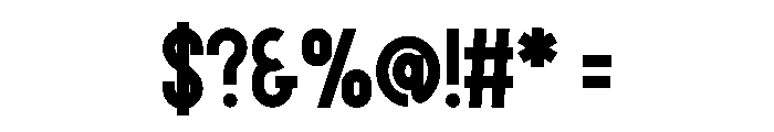 Carnage Regular Font OTHER CHARS