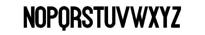 Carnage Regular Font UPPERCASE