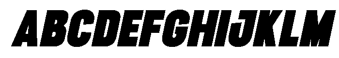 Carnit Italic Font UPPERCASE