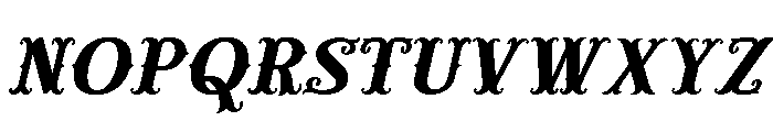 Carnival Lights Italic Font UPPERCASE