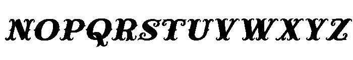 Carnival Lights Italic Font LOWERCASE