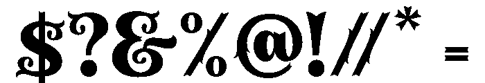 Carnival Lights Regular Font OTHER CHARS