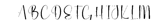 Caroline1 Font UPPERCASE
