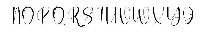 Caroline1 Font UPPERCASE