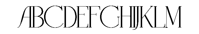 Caroll Font UPPERCASE