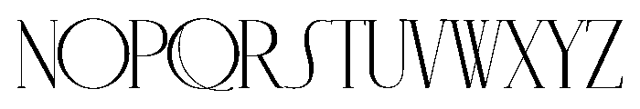 Caroll Font UPPERCASE