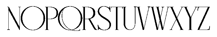 Caroll Font LOWERCASE