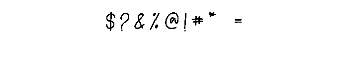 Carollina Font OTHER CHARS