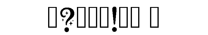 Caron Regular Font OTHER CHARS
