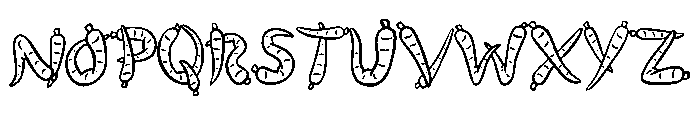 Carrot Font By Squeeb C Regular Font LOWERCASE