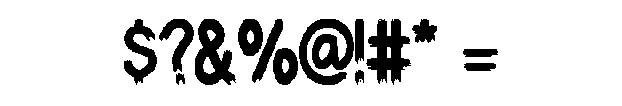Carrot Meadow Regular Font OTHER CHARS