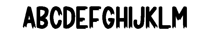 Carrot Meadow Regular Font UPPERCASE