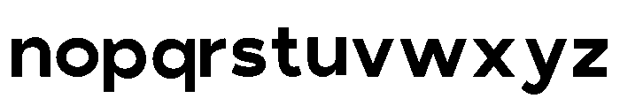 Cartega Regular Font LOWERCASE
