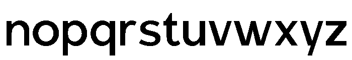 Carteny Medium Font LOWERCASE
