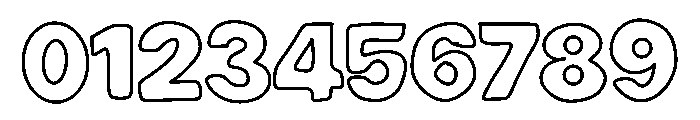 Carton Colour Font OTHER CHARS